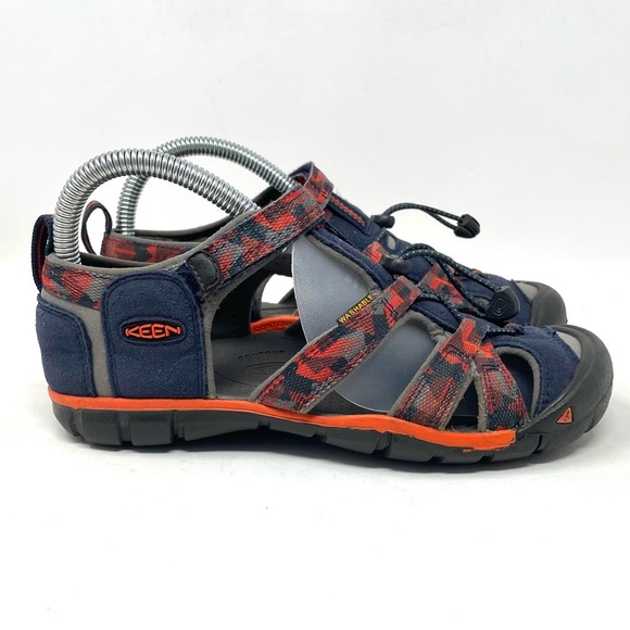Keen Other - Keen Newport H2 Waterproof Sandals Orange Blue Youth 5